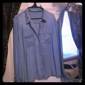 Long Sleeve Maurice Denim button up